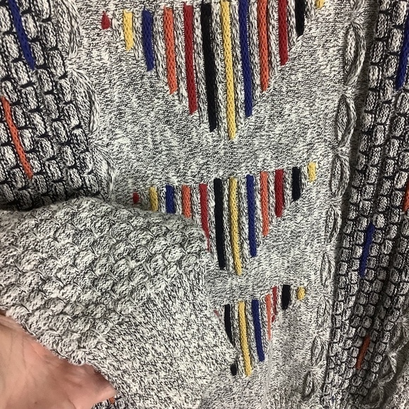 Vintage Men's 80s Marled Knit Sweater Classic - Picture 2 of 13